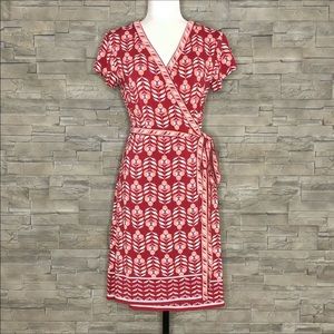Max Studio floral wrap dress